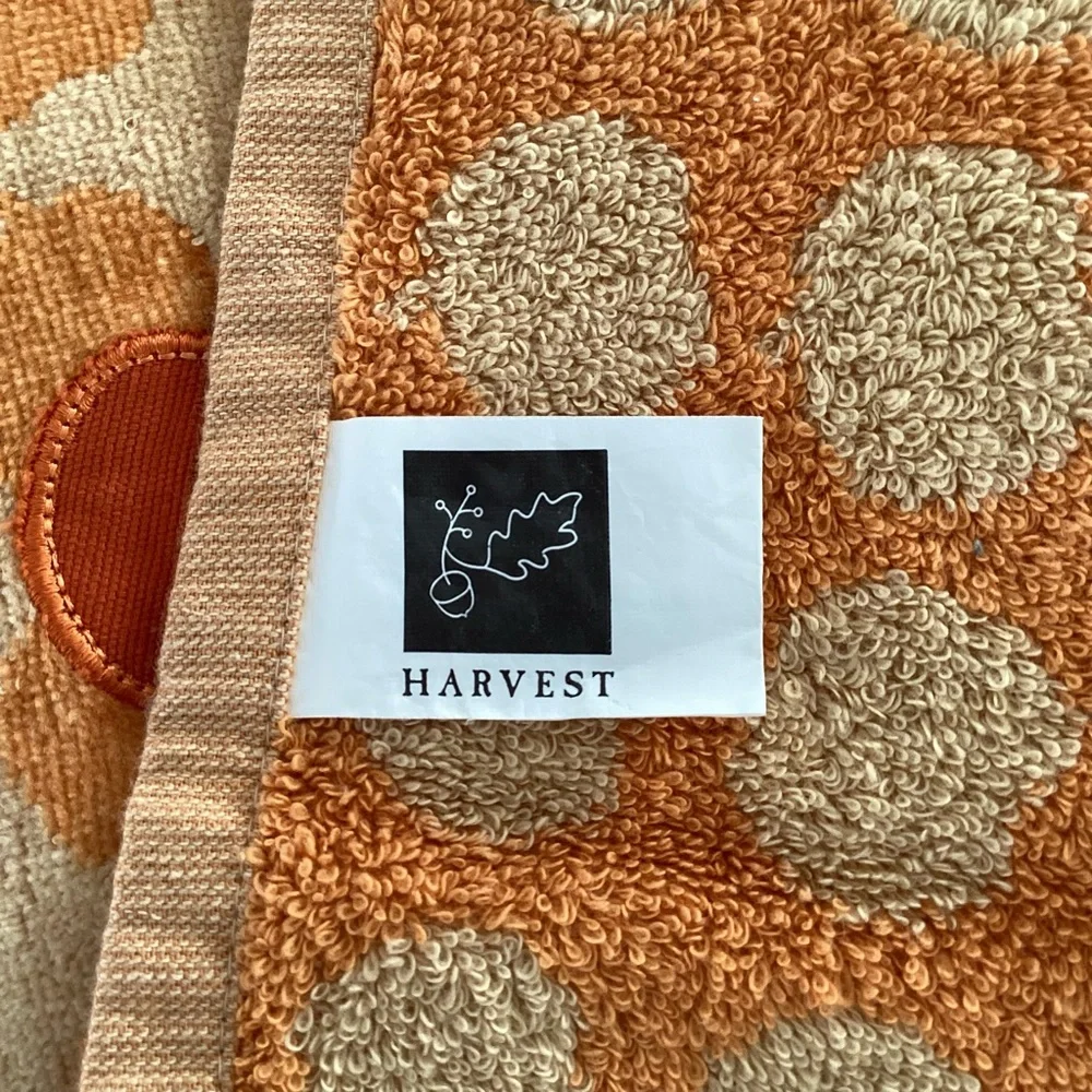 Harvest pumpkin towels